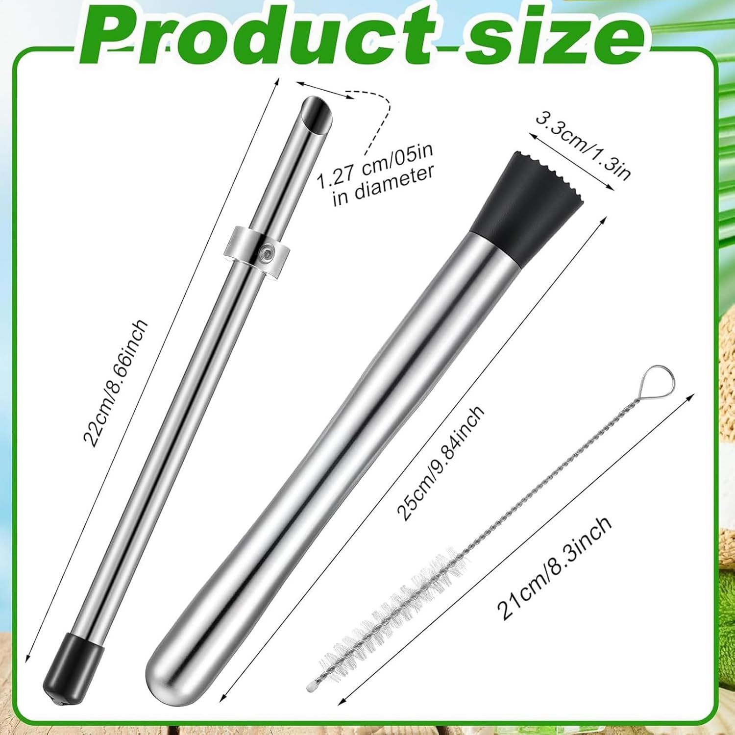 Lemonade Lid Puncher | Stainless Steel Drinks Straw Hole Puncher | Multi-Functional Ergonomic Beverage Mixing Tool for Kitchen Cafe Restaurant Barbecue Home image number 5