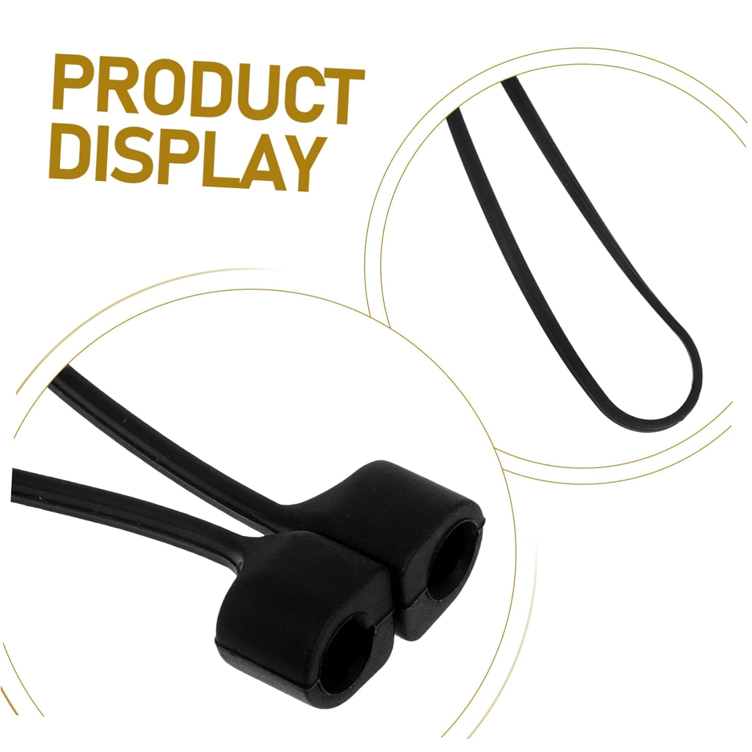 SHOWERORO Neck Lanyard Magnetic Earphone Drop Prevention Soft Silicone Lanyard for Earbuds Lost image number 5