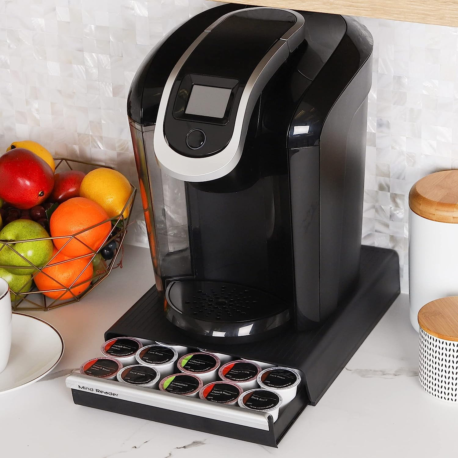 Mind Reader "Coupe" 30 Capacity Coffee Pod Drawer, Black image number 2