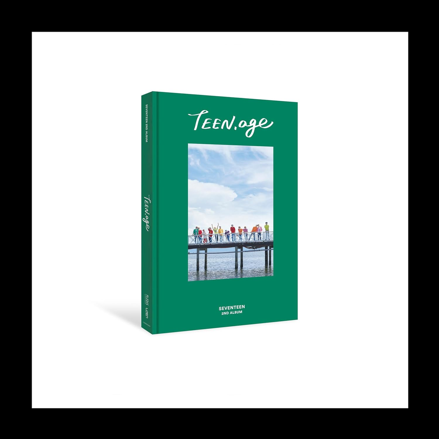 SEVENTEEN TEEN, AGE Reissue 2Nd Album GREEN Version Cd+1P Folding Poster on Pack+120P Photobook+16P Lyrics Paper+1P Photocard+1Ea Portrait Desktop Stand+1Ea Name Sticker+Tracking Sealed SVT image number 2