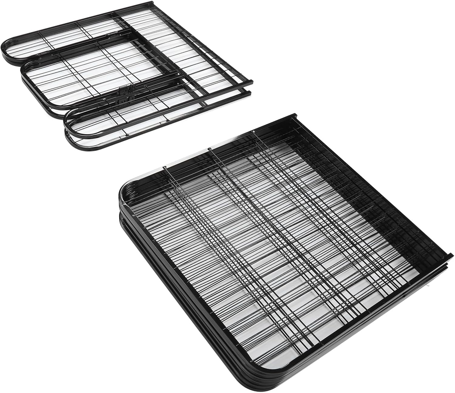 Dog Exercise Pen, Iron Space Saving Minimalist Dog Exercise Fence for Indoor and Outdoor, Metal Dog Playpen Pet Exercise Fence Pen Dog Kennels for Small Medium Puppy Dogs,Rabbits image number 6