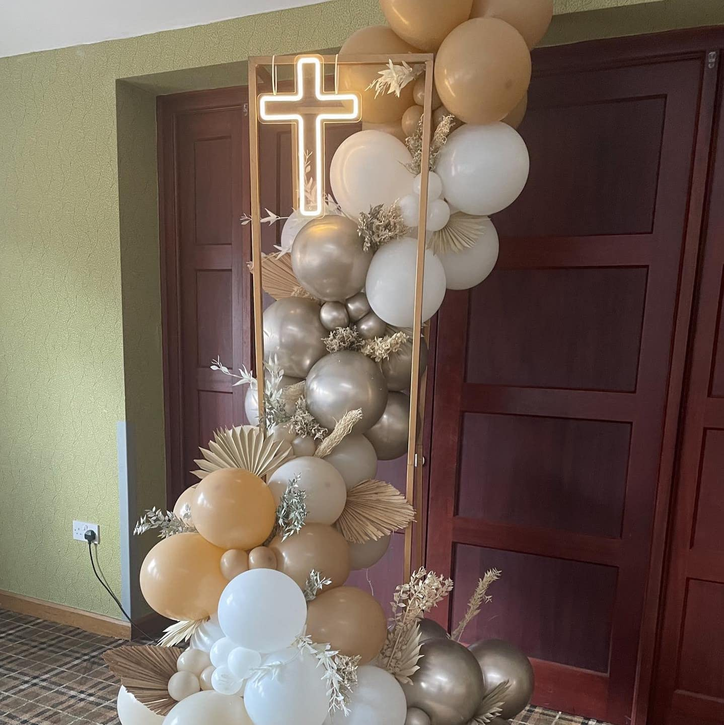 Cross Neon Sign, Jesus Cross Led Neon Light for Wall Decor Home Bedroom USB Powered Light-Upside down Cross Lights for Easter Christmas Wedding Decor image number 5