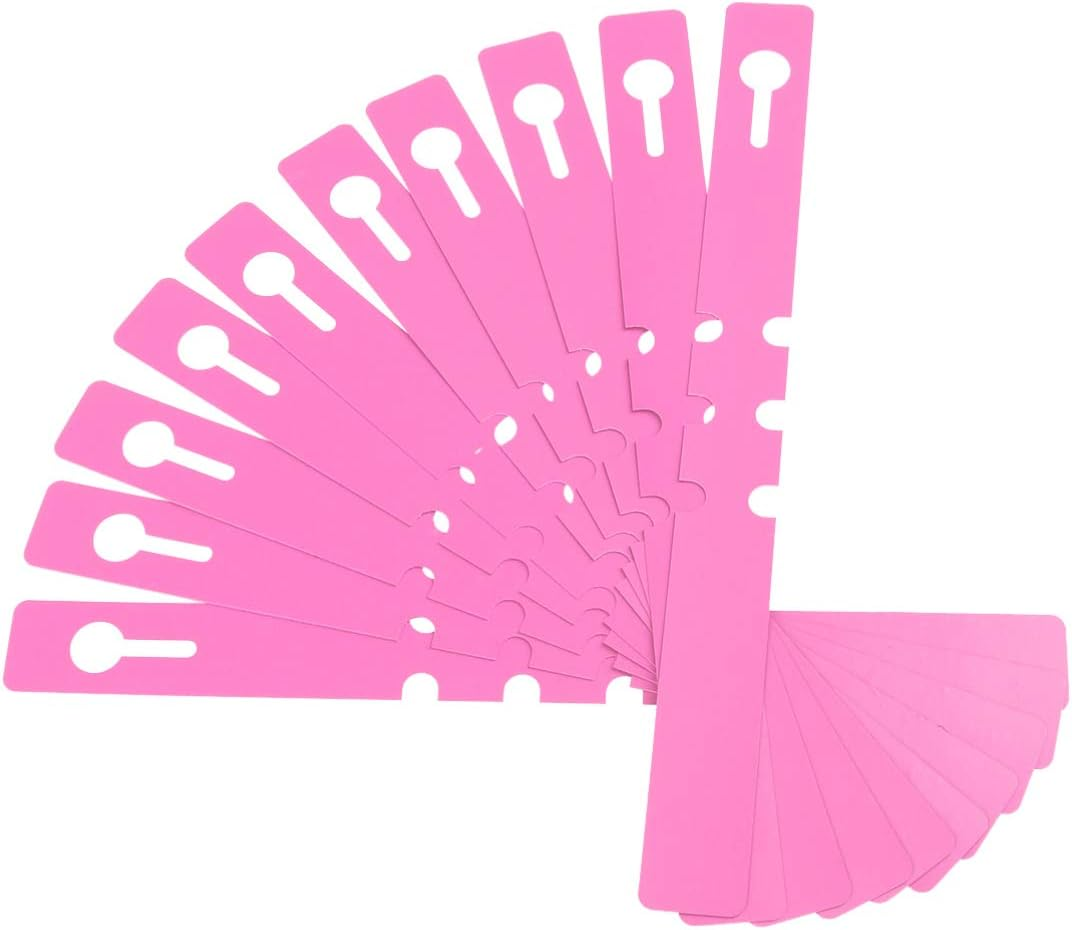 100Pcs Plant Tags Multi-Functional Garden Labels Durable Plastic Tree Stakes Weatherproof Outdoor Plant Markers Large Writing Surface for Easy Identification