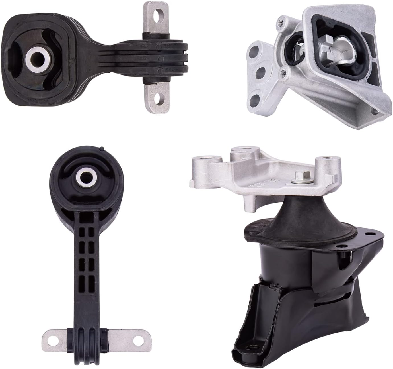 Engine and Transmission Mount(4Ps).Replaces Part # A4530 A4534 A4543 A4546.Fit for 1.8L Honda Civic 2006-2010 Automatic Trans. image number 1