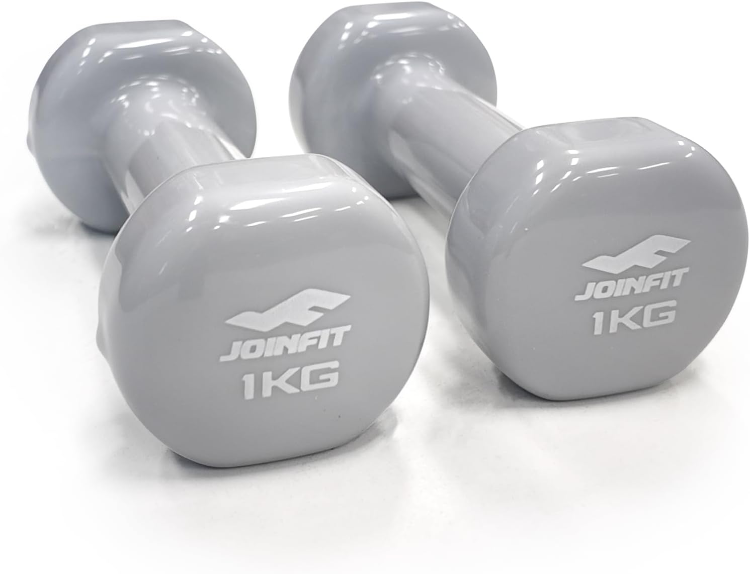 Vinyl Dumbbells, Hand Weights for Women Men, Multiple Weight Options, Colour Coded & Non-Slip Dumbbell Set, Exercise & Fitness Dumbbells Weights for Home Gym Yoga Pilates Workout image number 1