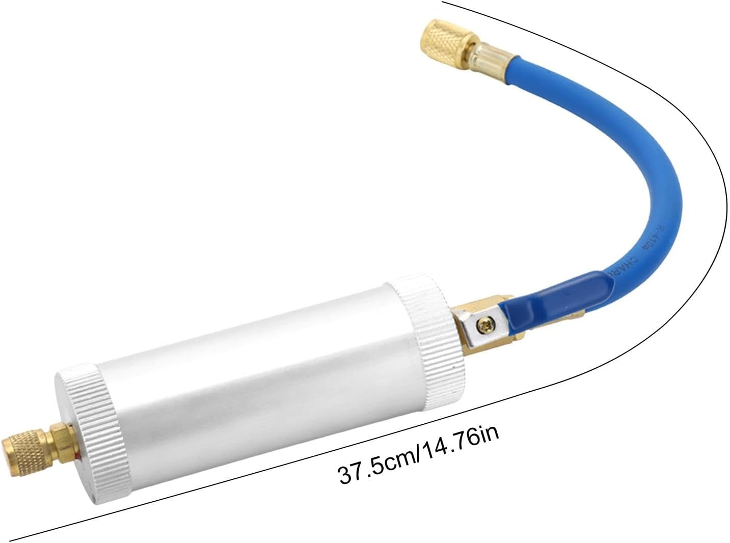 AC Dye Oil Injector | Air Conditioning Coolant Filling Tube Injector Tool | A/C Oil and Dye Injector Refrigerant Tool, Air Conditioning Car Oil Injector for R134A Air Conditioning image number 6