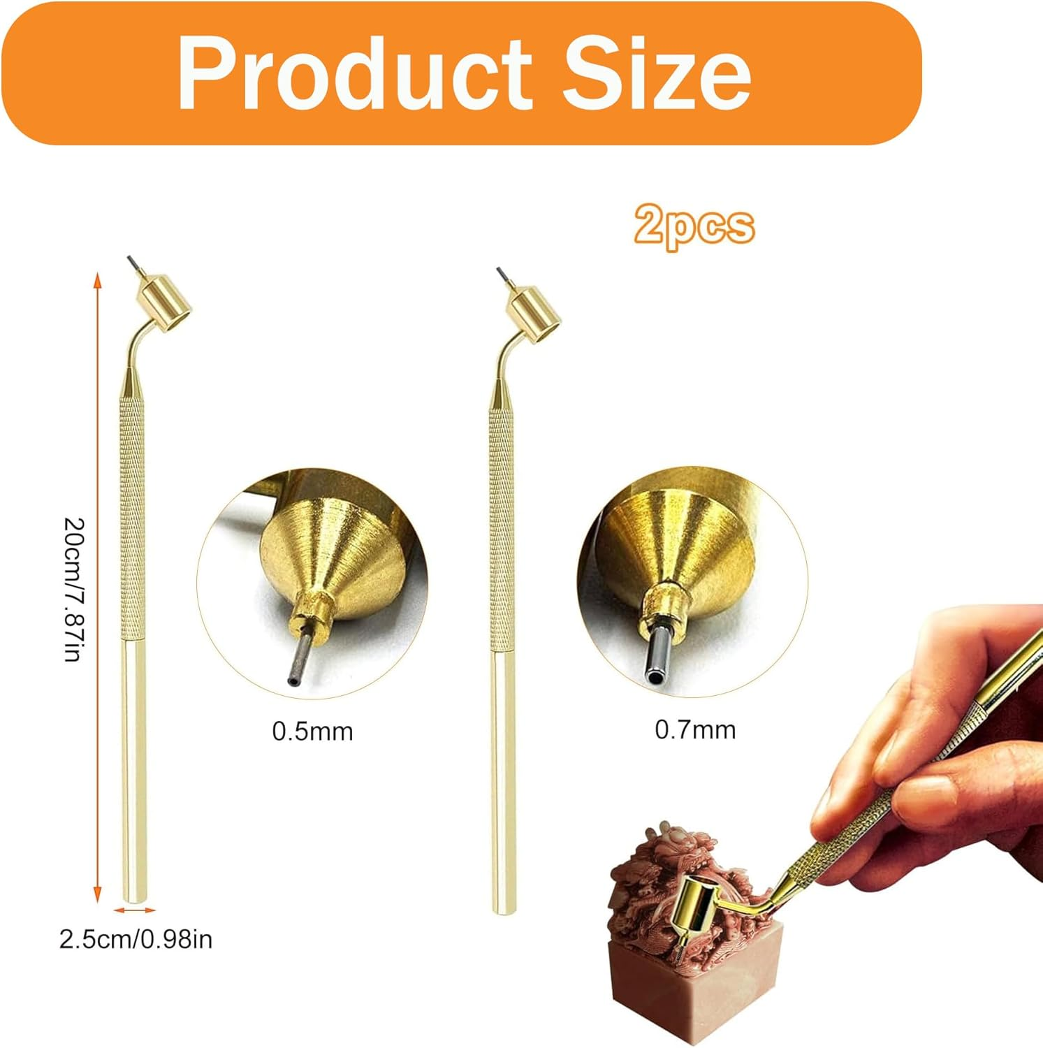 Set of 2 Fluid Writer Pens, Fine Line Paint Pen, Car Paint Repair, Paint Applicator Pen, Fine Line Painting Pen, Stone Chip Repair Kit, Paint for Cars, Crafts, Cabinets 0.5 Mm/0.7 Mm