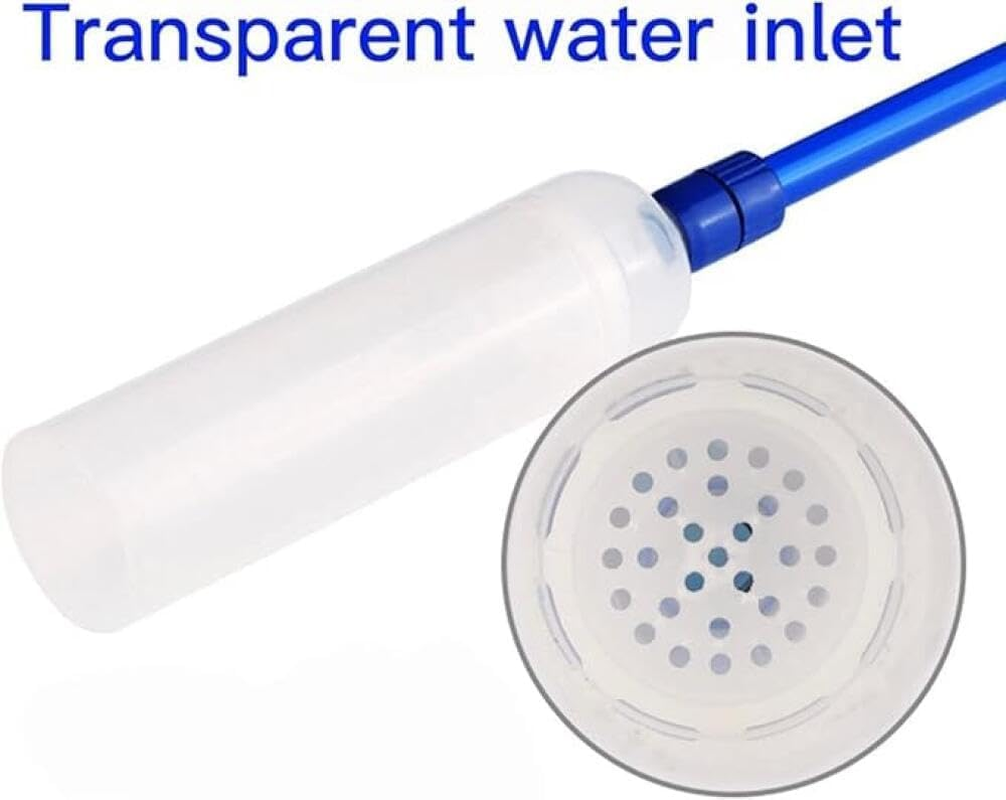 Aquarium Water Changer with Gravel Filter,Fish Tank Cleaner, Siphon Vacuum Pump, Adjustable Water Flow, Inbuilt Strainer, Outlet Valve and Pumping Airbag for Sand Washing image number 1