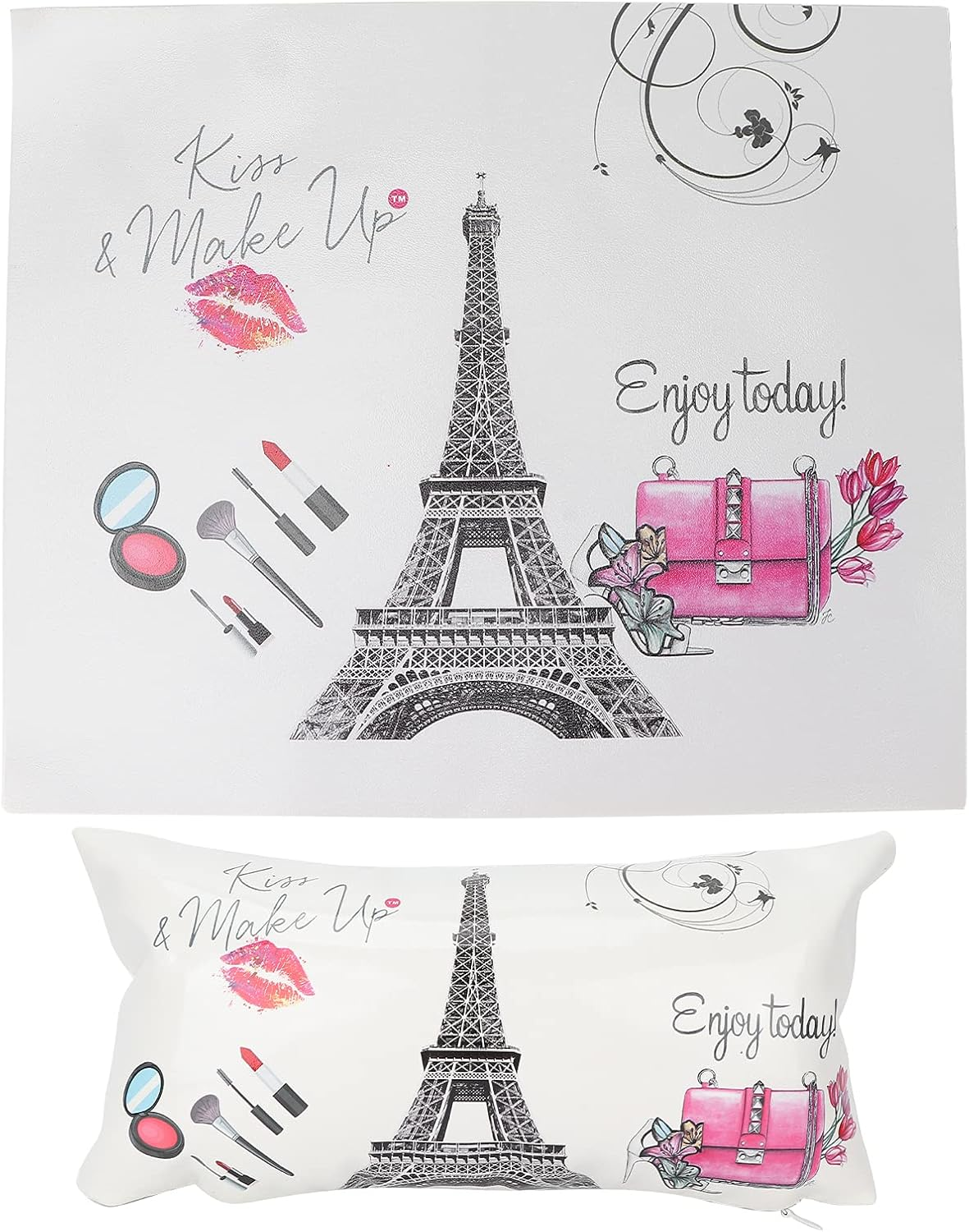 SOULONG Nail Pillow Mat Set, Nail Art Gliding Hand Pillow Kit Manicure Soft Rest Cushion Table Mat Set Manicure Care Accessories Detachable Arm Rest Holder for Technician Beauty Use image number 4