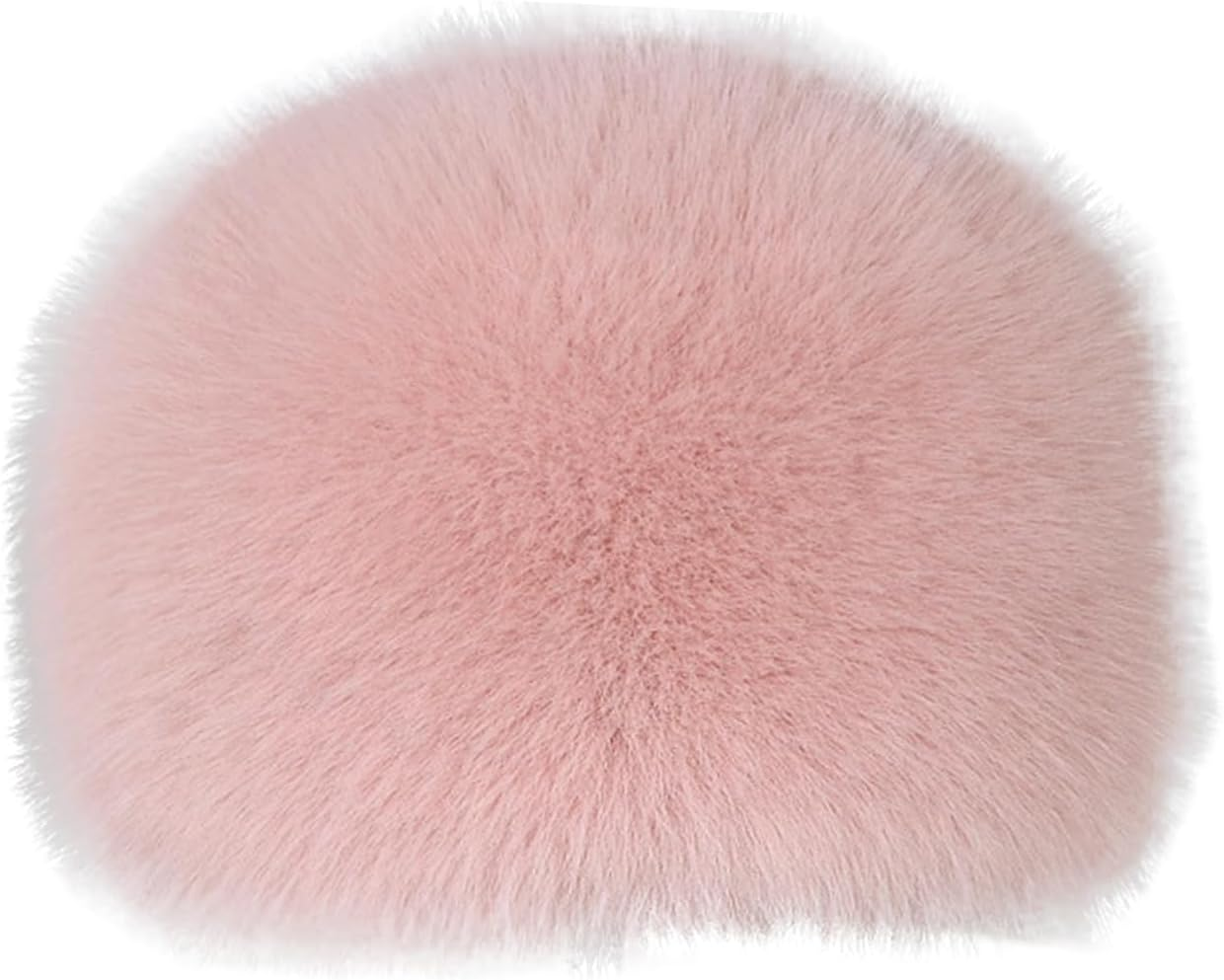 Lopsity Faux Fur Fluffy Bucket Hat Fuzzy Winter Warm Hat Ski Cap for Women Men - Coffee image number 3