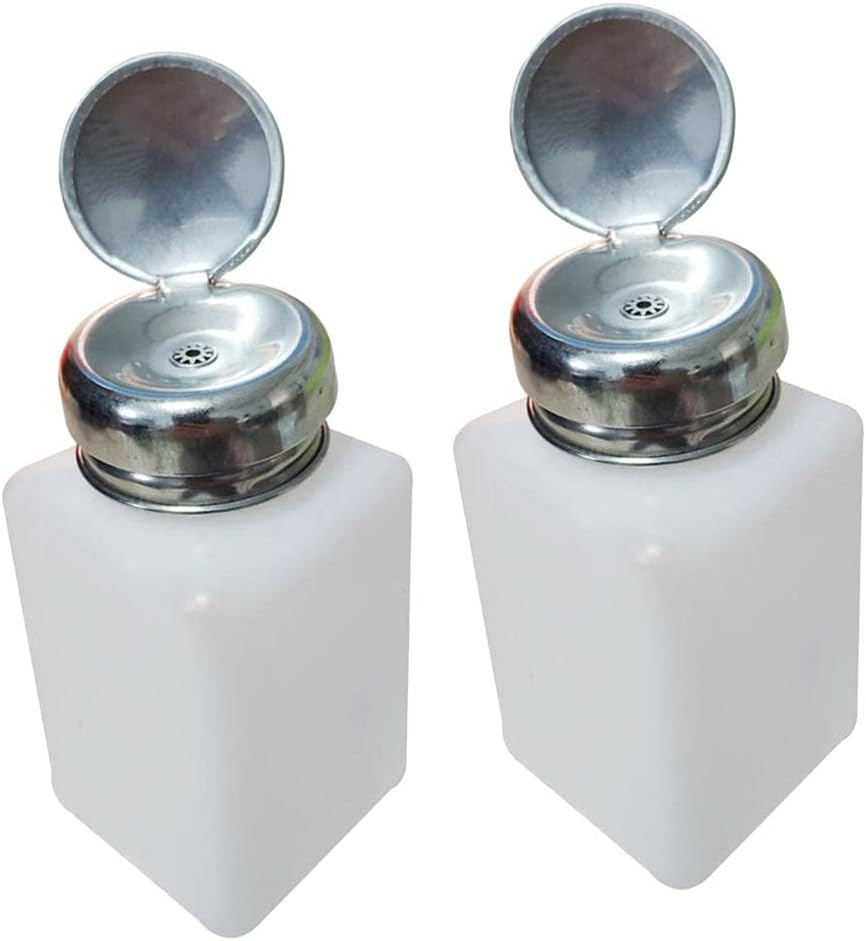 2X Nail Polish Makeup Remover Press Bottle Solvent Pump Dispenser image number 3