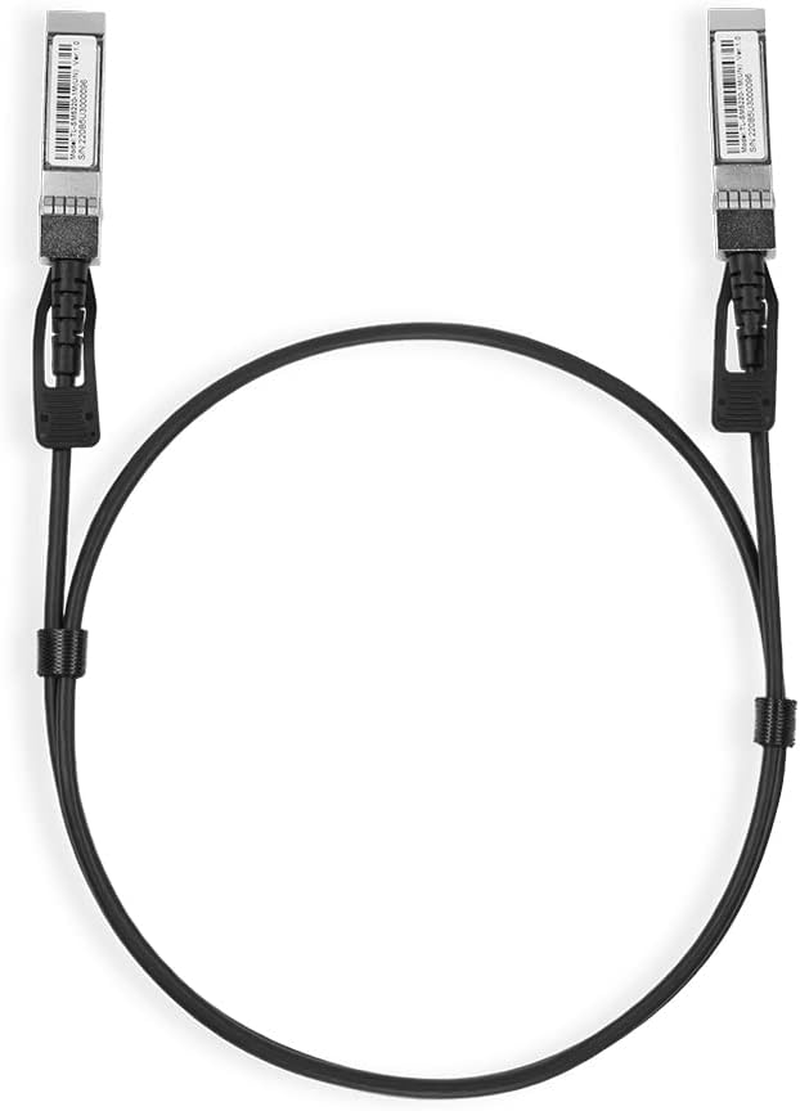 Omada 1 Meter 10G SFP+ Direct Attach Cable, a Passive Twin-Ax Cable, 10G SFP+ Connector on Both Sides, Drives 10 Gigabit Ethernet (1M Distance), Cost-Effective Option, by Tp-Link(Sm5220-1M)