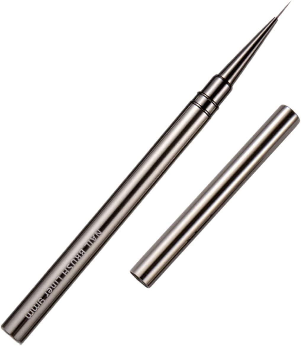 CANIGHT Nail Art Liner Pen Ultra-Fine Metal Brush for Detailed Nail Designs for Professional Manicure image number 5
