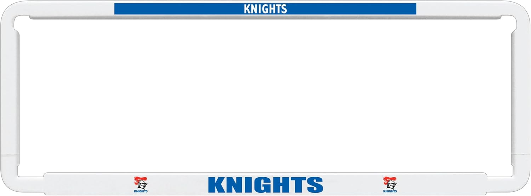 2X Official NRL Newcastle Knights Car Number Plate Frame Cover Surround image number 1