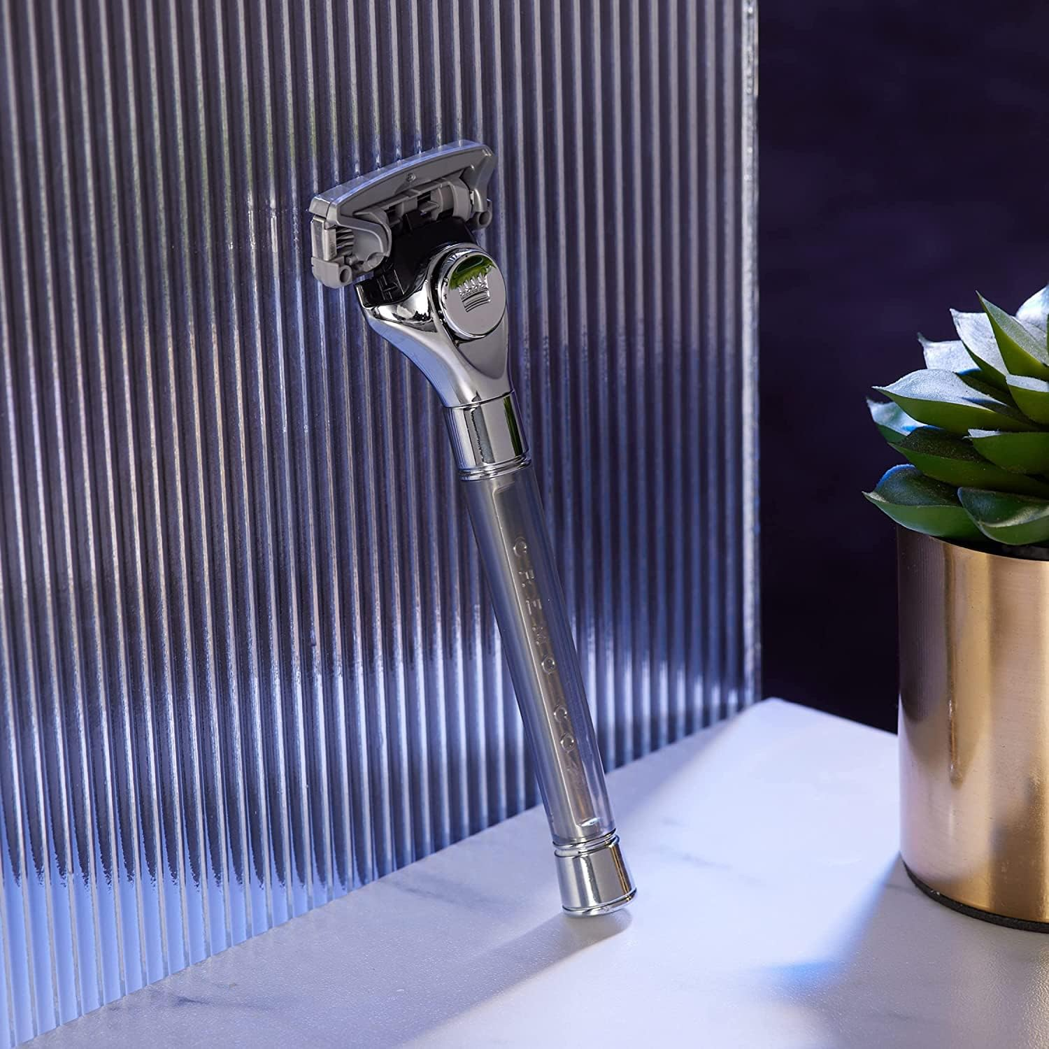 CREMO - Barber Grade Men'S Razor with Extra Refill - FIGHTS RAZOR BURN image number 5