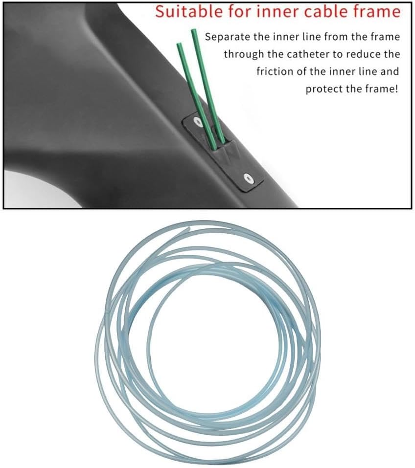 F Fityle Universal 3 Meter Slick Lube Liner Cable Housing for Moutain Road Bike Shift Brake Derailleur Protector Dustproof Oiling Tube Sleeves image number 5