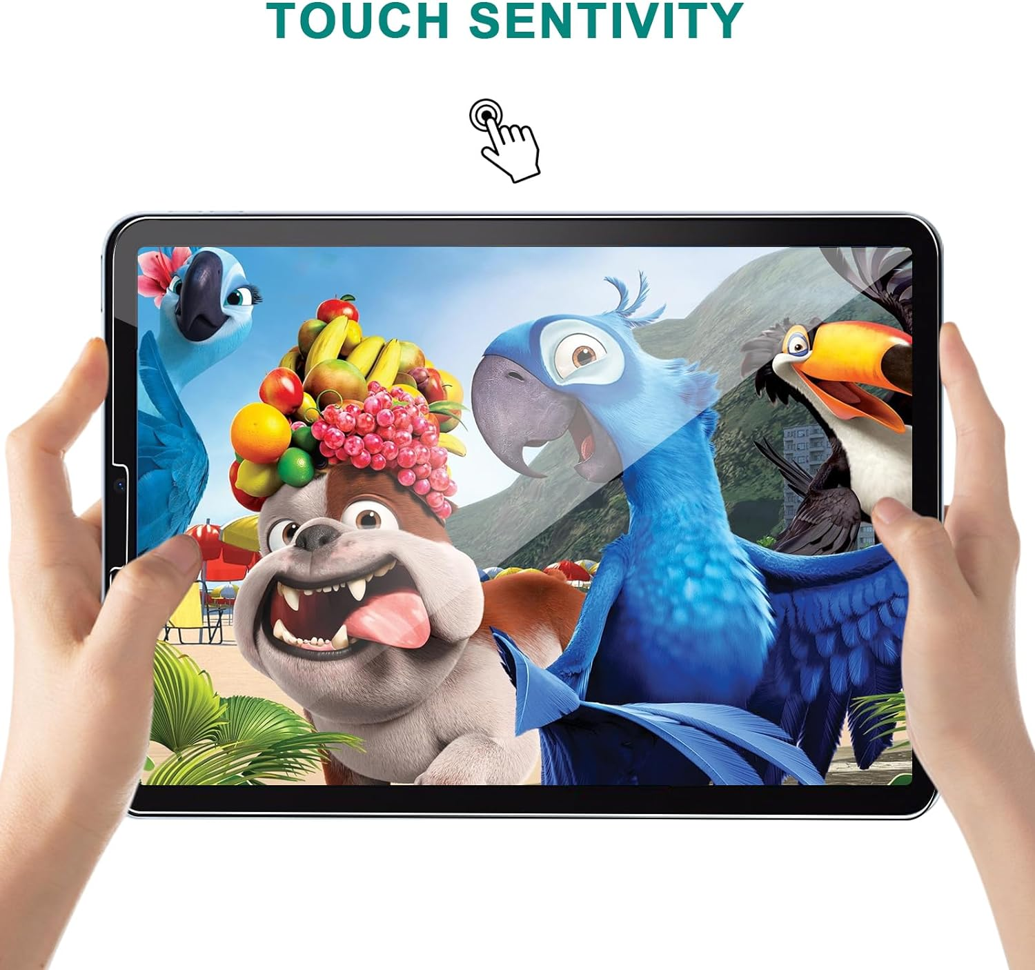 Avakot 2 Pack Ipad Pro 12.9 Screen Protector | Tempered Glass Film Compatible with Ipad Pro 12.9 Inch 5Th/4Th/3Rd Generation | Anti- Scratch Sensitive Hardness Screen Protector for Ipad Pro 12.9 image number 3