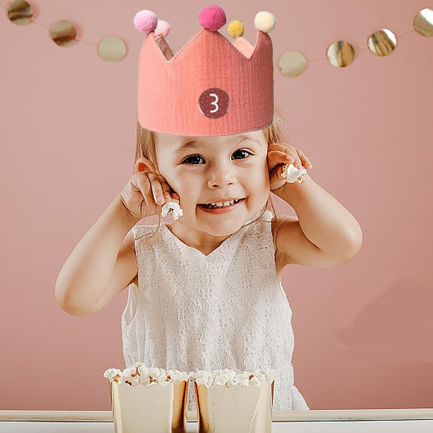 Birthday Crown Birthday Hat Birthday Headband Birthday Girl Badge Party Hats Numbers from 0-9