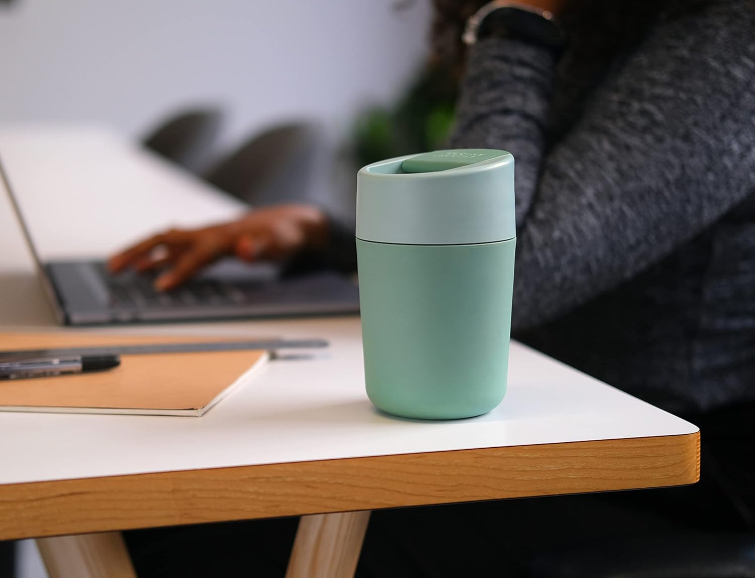 Joseph Joseph Sipp Hygienic,Travel Mug - 340 Ml (12 Fl. Oz), Green image number 6