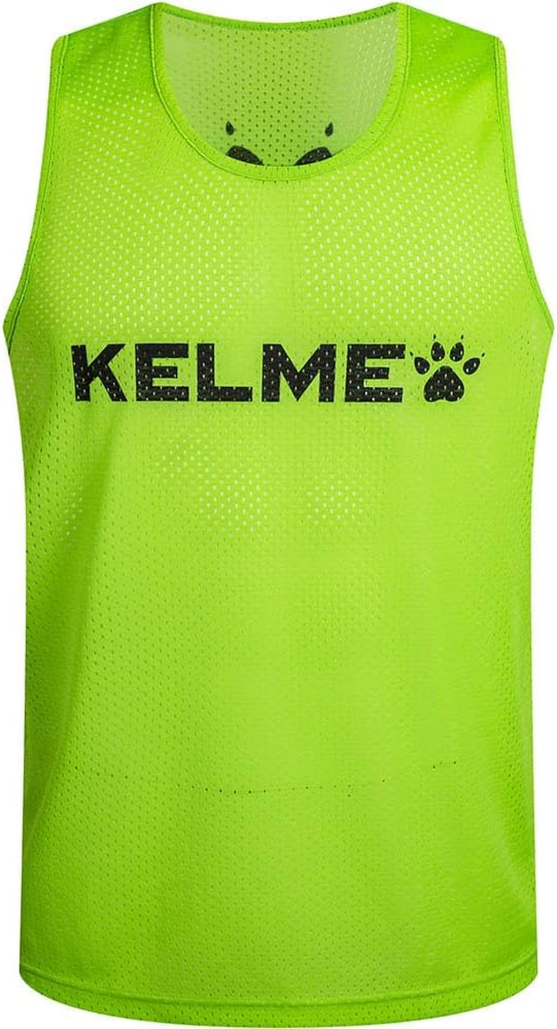 Kelme Men'S Training Bib with Both Side Logo, Medium, Neon Green image number 2
