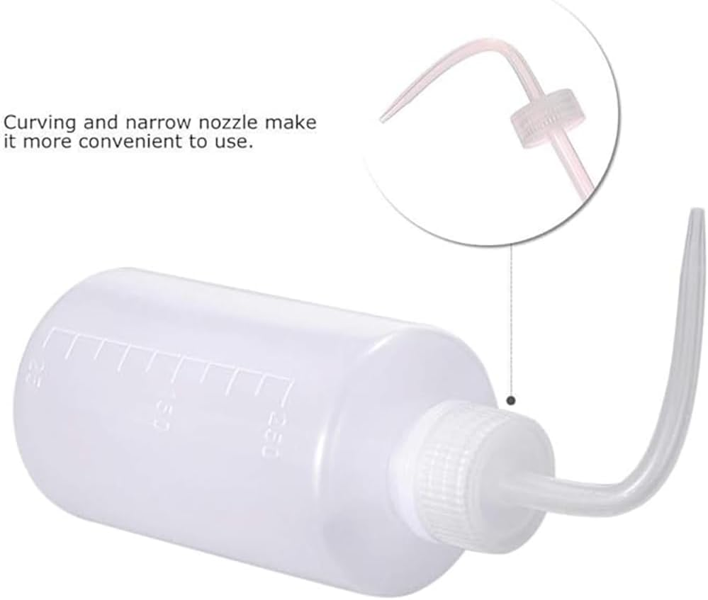 2 Pcs 250Ml/500Ml Safety Squeeze Washing Bottle, Succulent Watering Tools, Water Squirt Irrigation, Sprinkling Can, Plastic Wash Plant image number 5