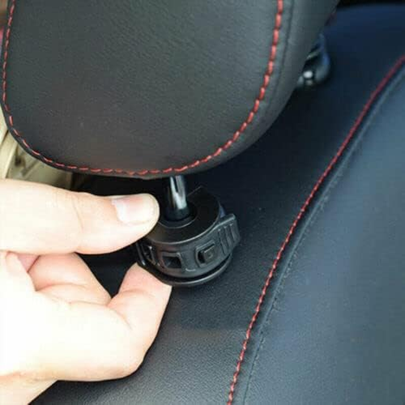 AIMALL Auto Car Cup Holder New Back Seat Tray Table Stand Desk Drink Food Folding, Easy Installation, Space-Saving, Black, Durable ABS image number 4