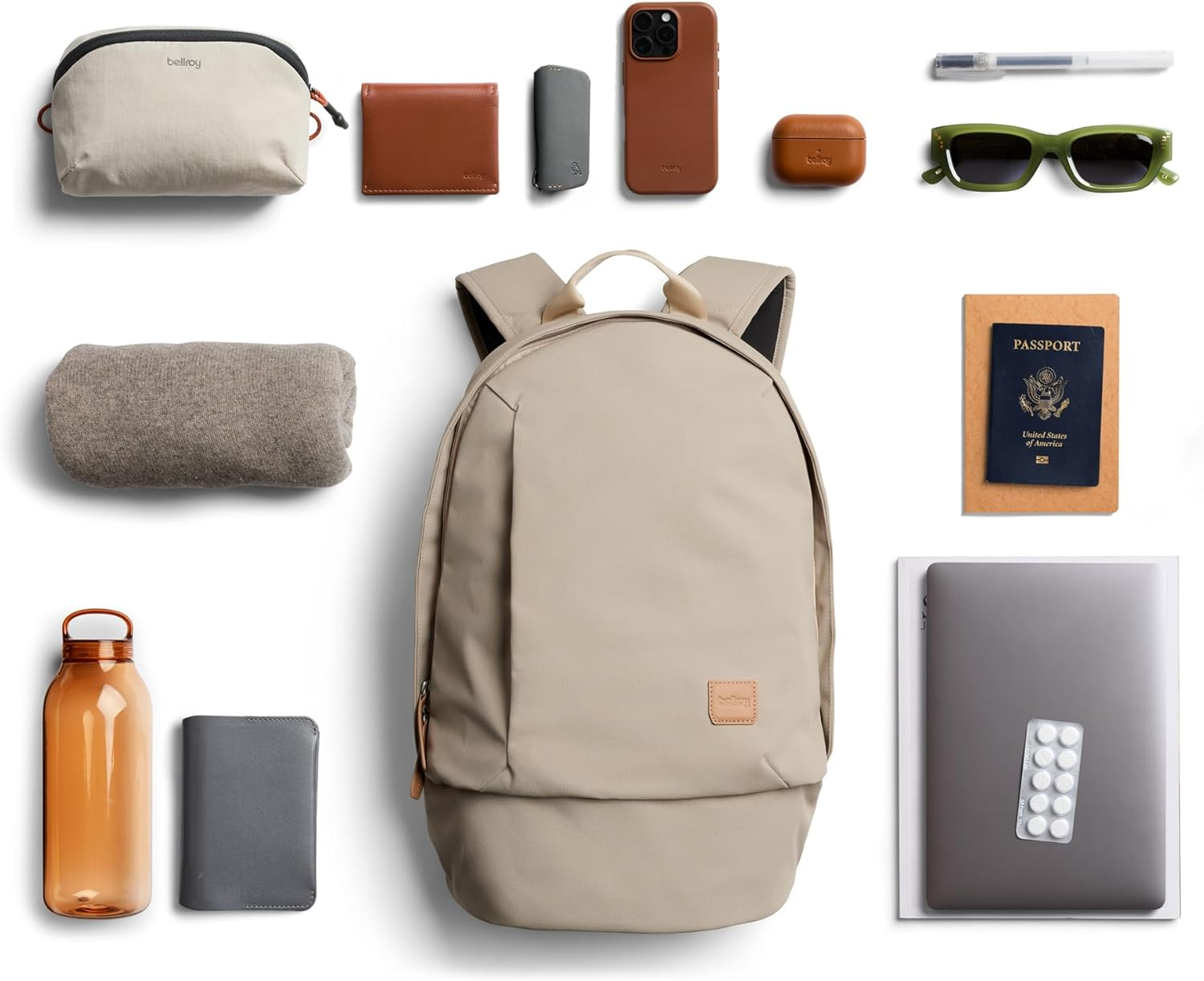 Bellroy Classic Backpack - 3Rd Edition (Commuter Backpack with 16 Inch Laptop Sleeve, Tactile Fabric, Luggage Pass-Through) - Indigo image number 2