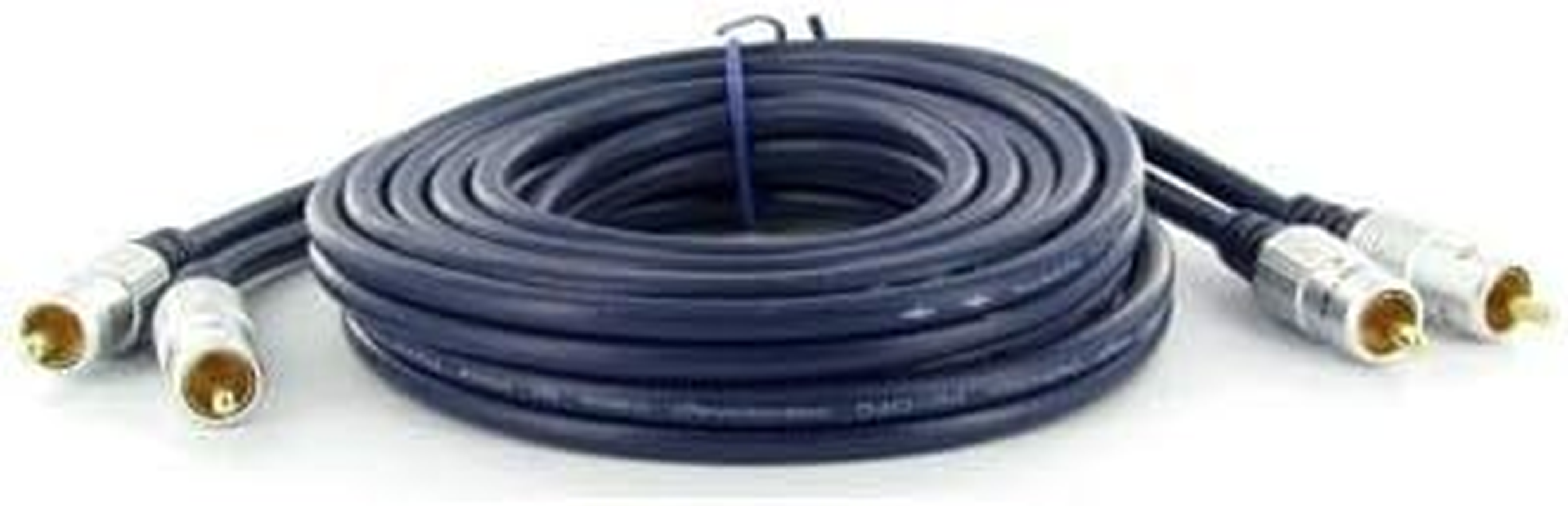 1M Stereo Audio Cable 2RCA Male to 2RCA Male Red & White RCA Cord Lead image number 1