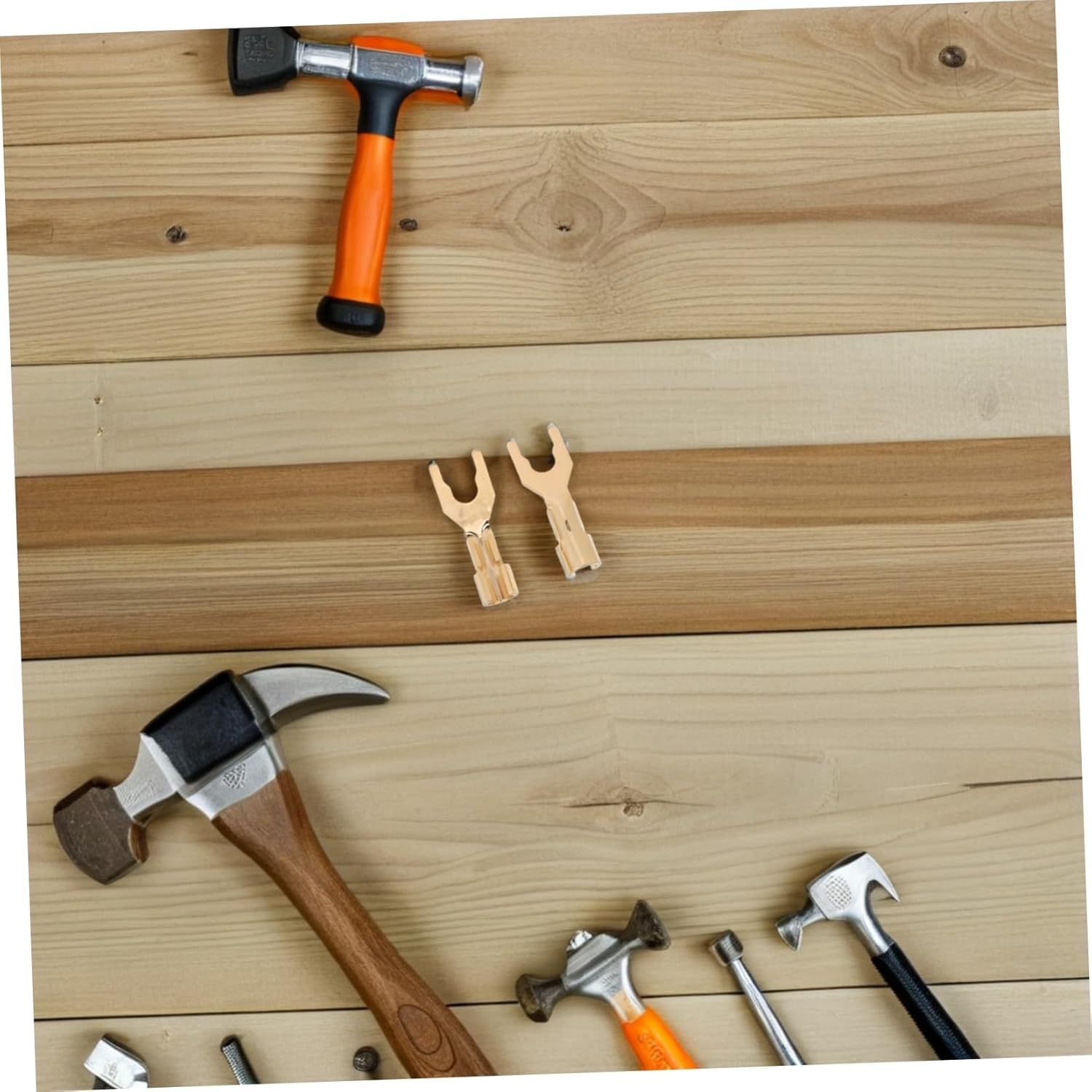 Vaguelly 2Pcs Speaker Connector Y Spade Plugs for Hifi Audio Amplifiers Home Theater Speaker Wire Connectors Banana Plugs For