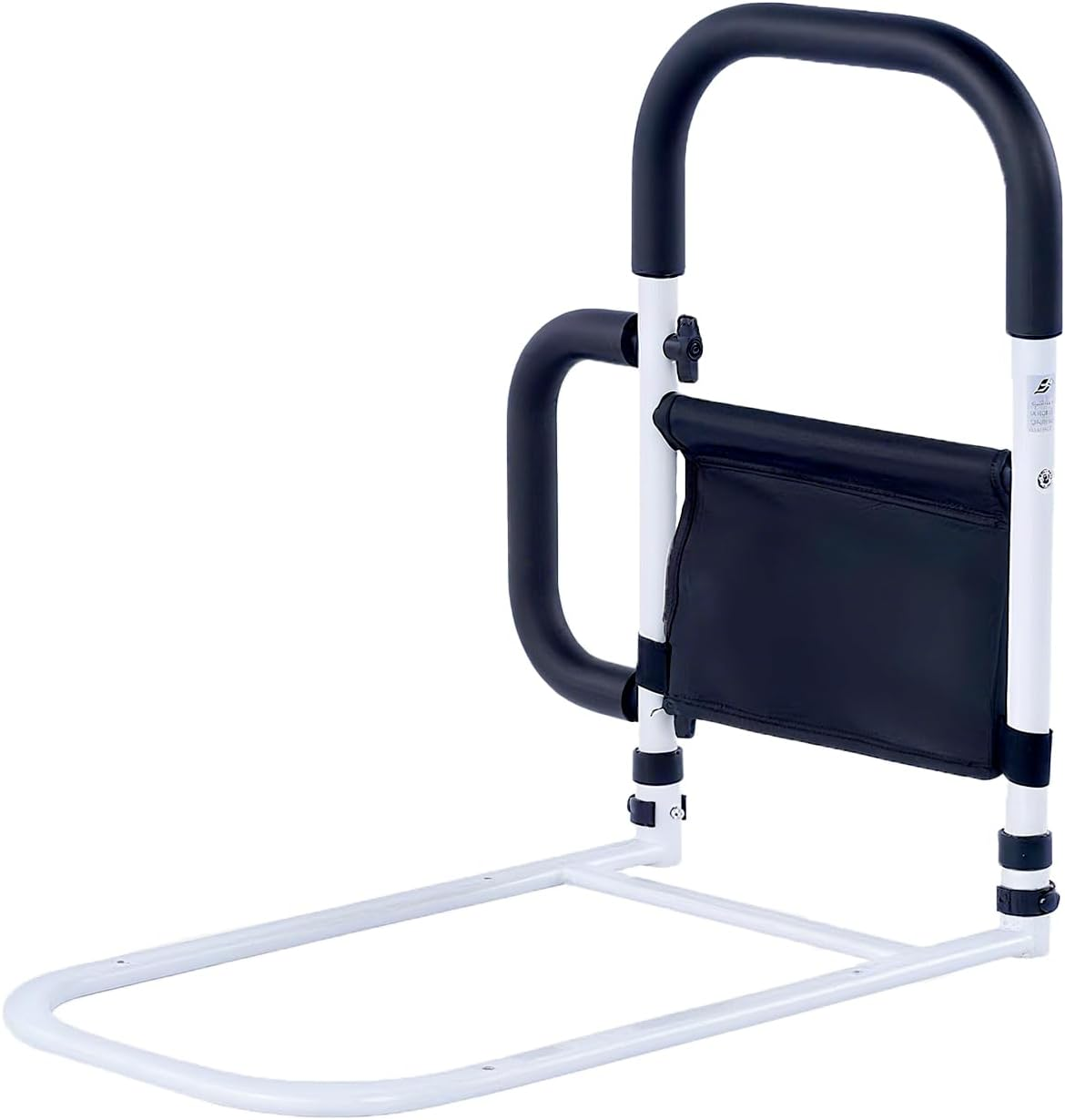 Bed Rails for Elderly Adults Safety, Bed Assist Rail with Dual Grab Handles for Seniors, Non-Slip Ergonomic Handle, 300Lb Weight Capacity, Storage Pocket, Fits Twin/Full/Queen/King image number 5