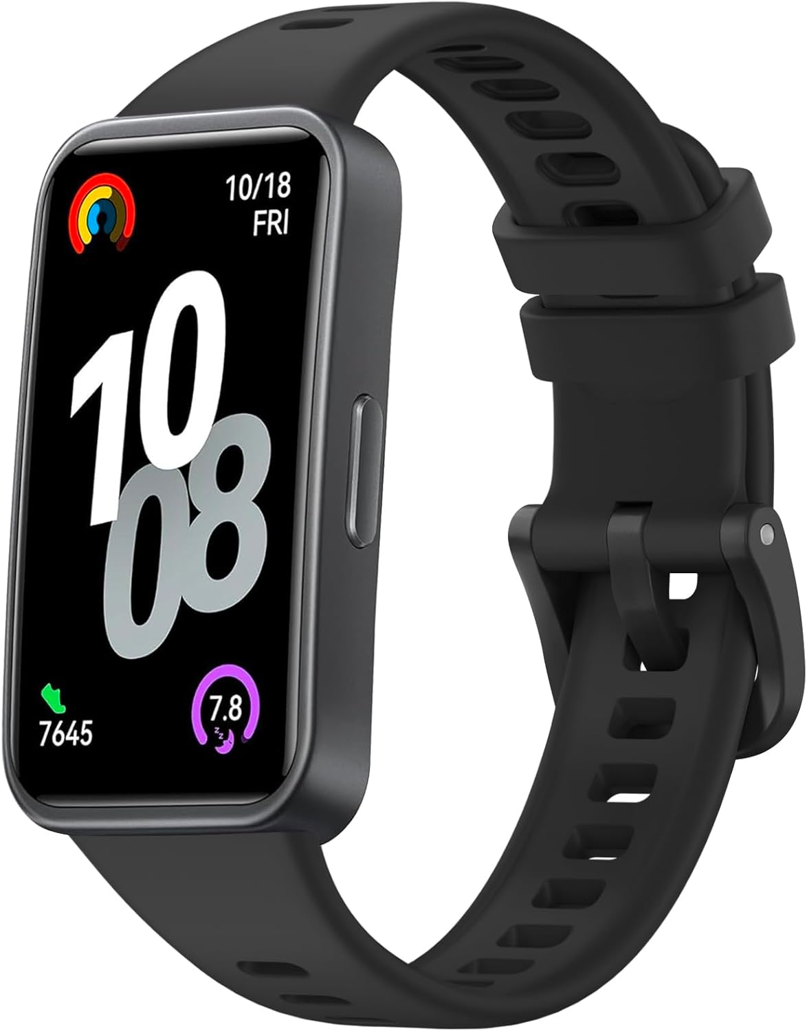 Silicone Bands for Huawei Band 10 Strap/Huawei Band 9/8 Strap Women Men, Soft Comfortable Adjustable Replacement Sport Wristband