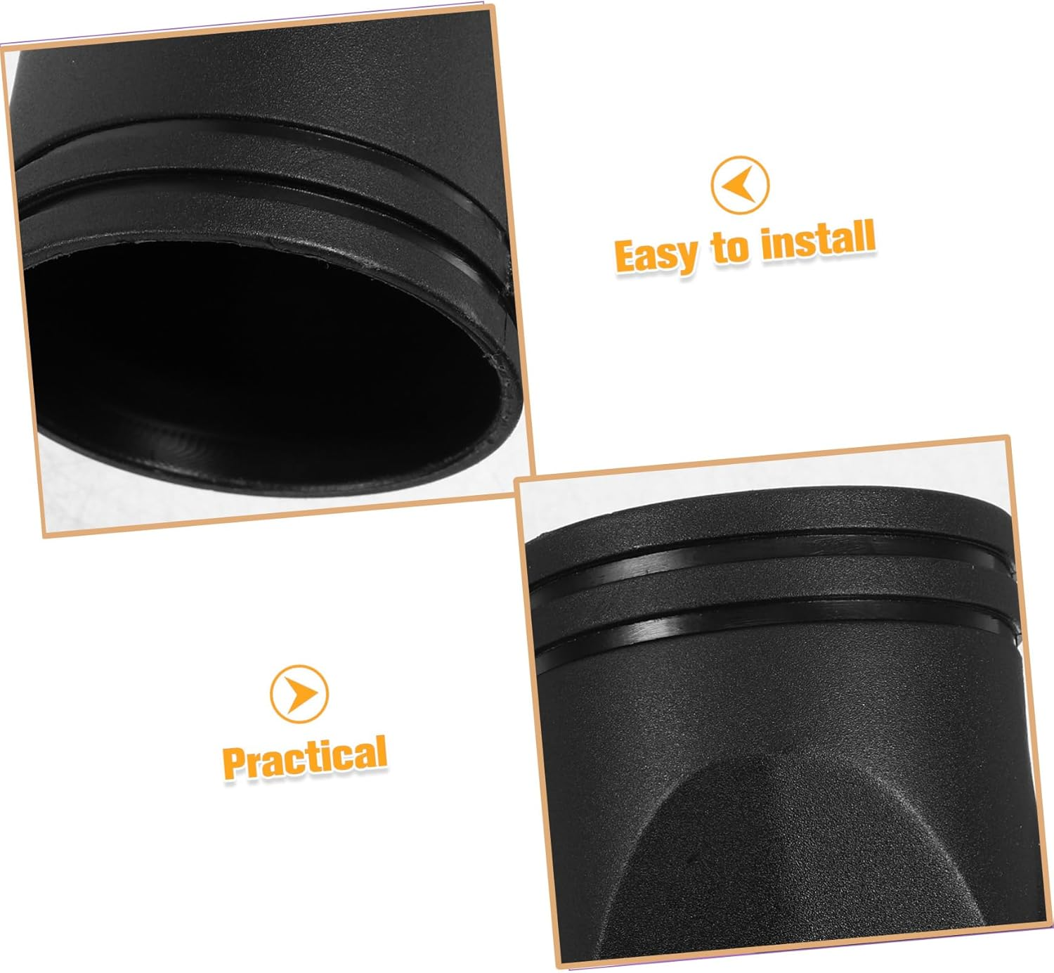 Homoyoyo 2Pcs Hair Dryer Nozzle Attachments Blow Dryer Diffuser for Curly Hair Styling Precision Airflow Design Enhance Shine and Smoothness image number 3