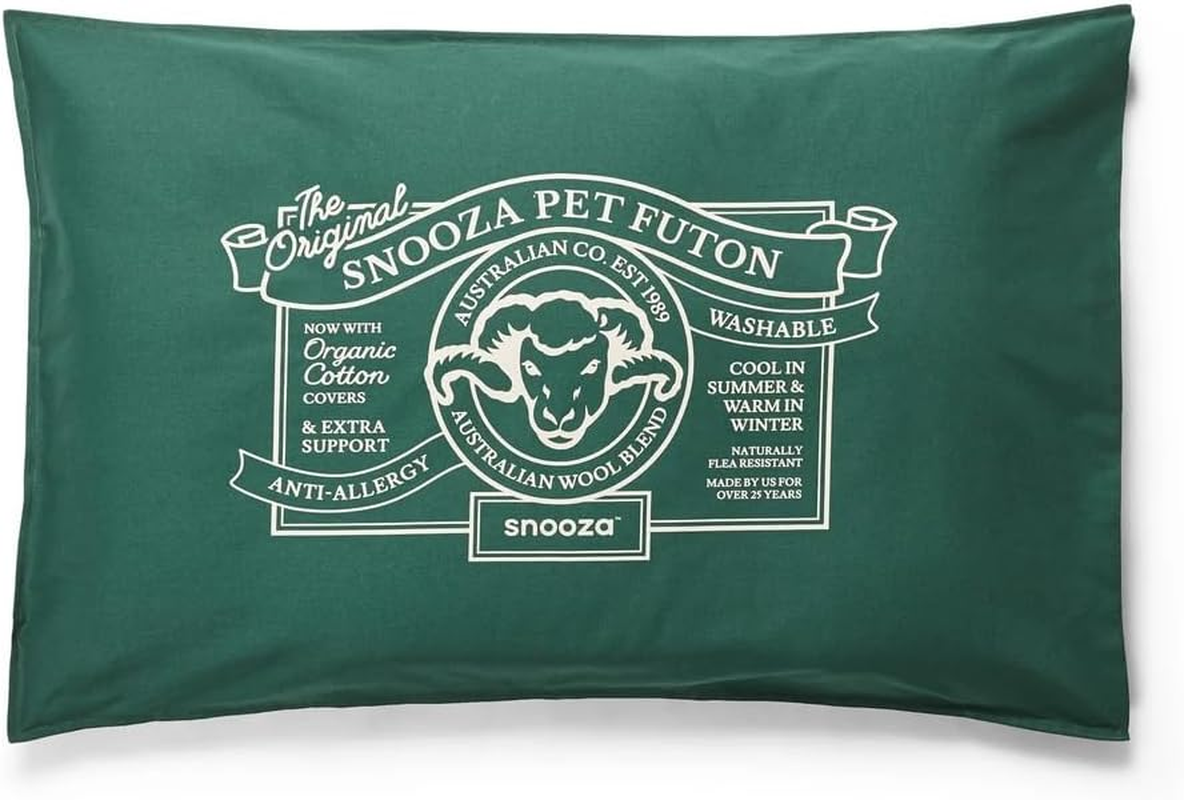 Snooza anti Allergy Dog Bed, Green, Medium
