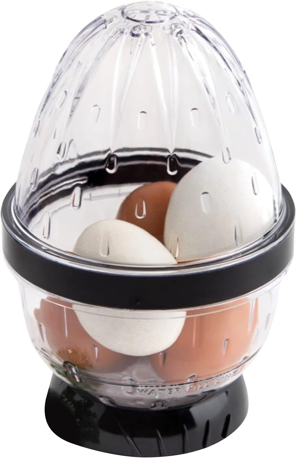 EZ EGGS Hard Boiled Egg Peeler, 5 Egg Capacity &ndash; Handheld Specialty Kitchen Tool Peels Egg Shells in Seconds (As Seen on TV) image number 3