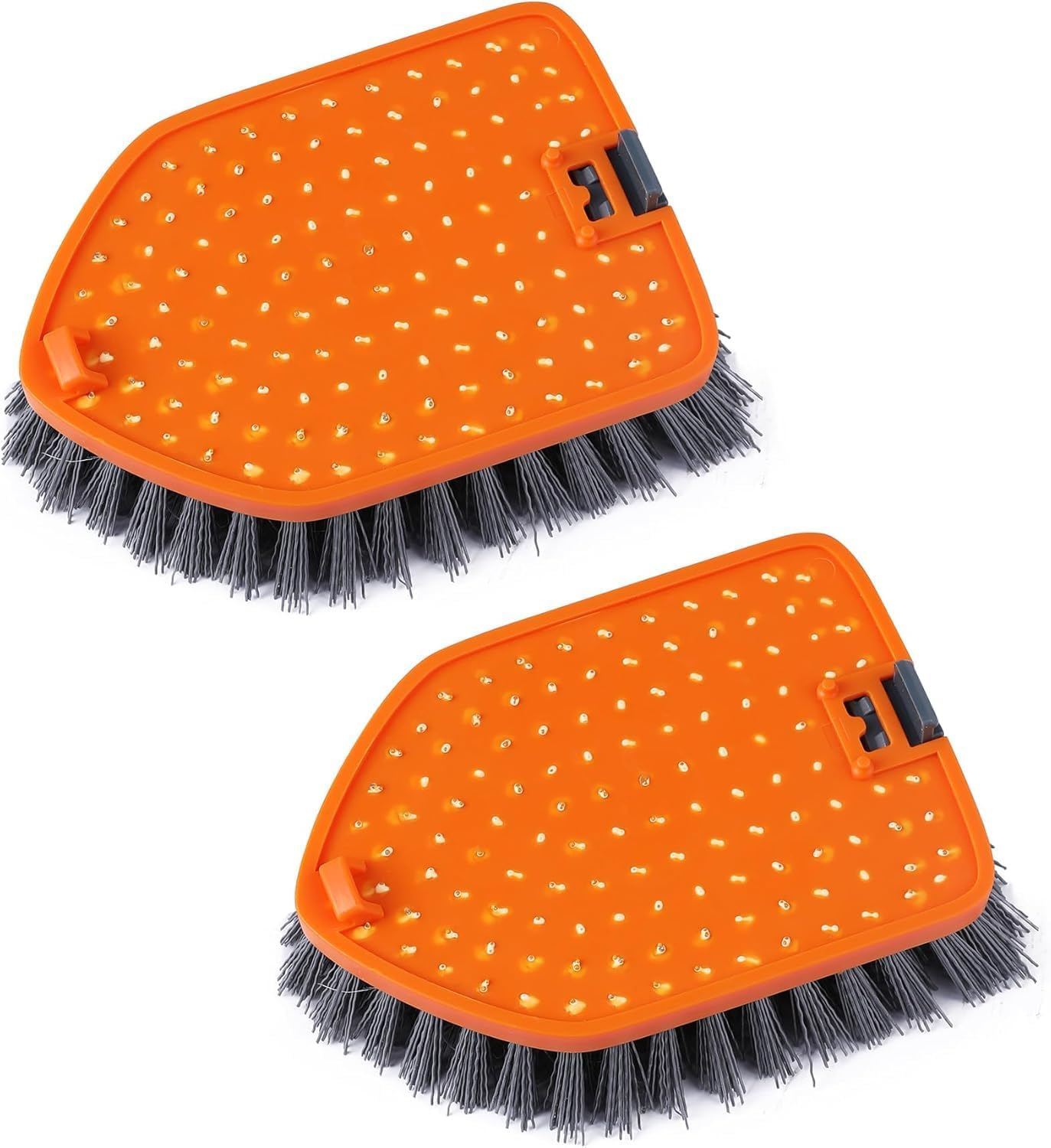 CLEANHOME Shower Scrubber Replacement Heads (2 Pieces), for Cleaning Floors, Tile Gaps and Corners, Suitable for ASIN:B09ZH1LWG1 image number 2