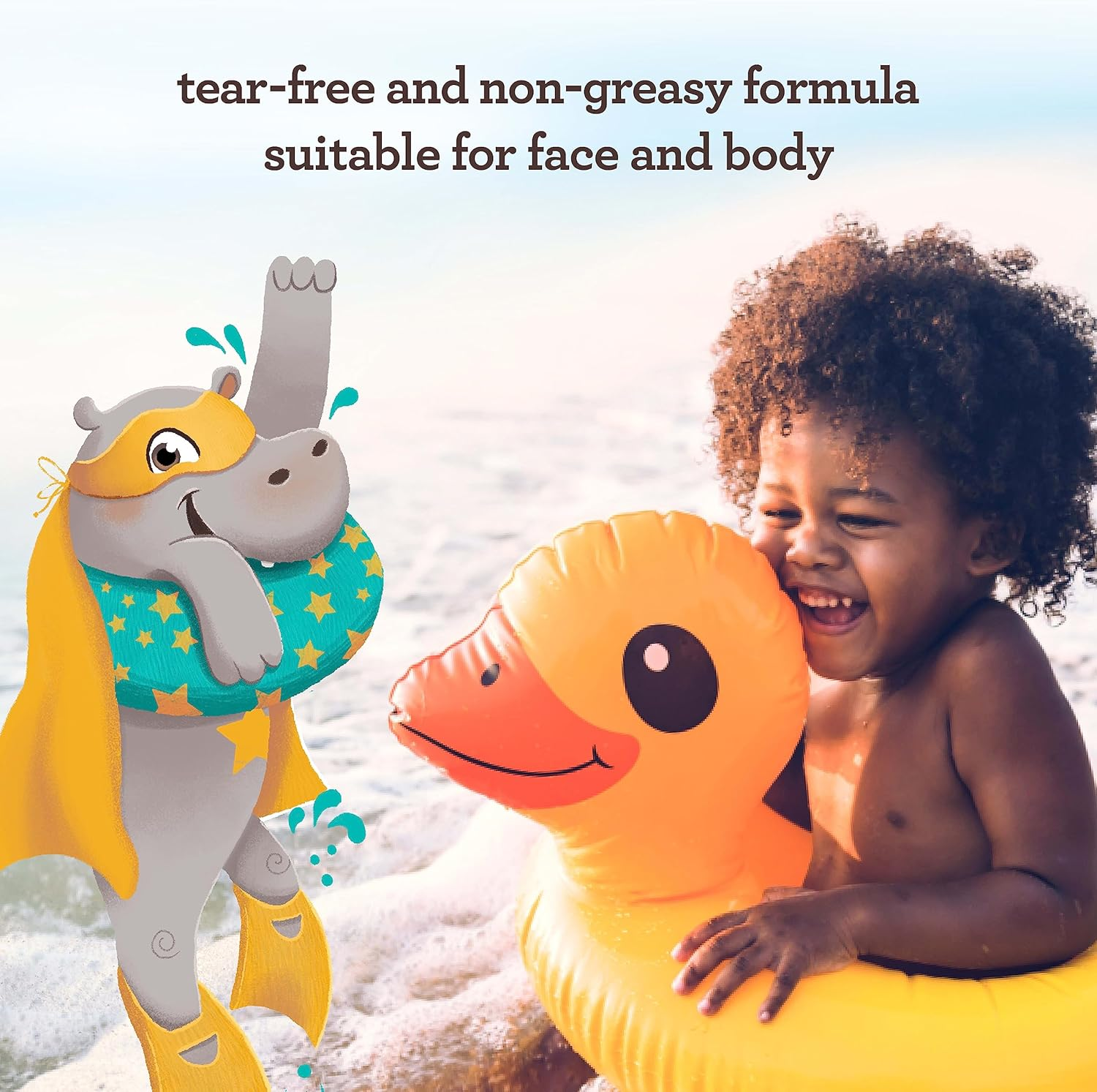 Aveeno Kids Continuous Protection Zinc Oxide Mineral Sunscreen Lotion for Children'S Sensitive Skin with Broad Spectrum SPF 50, Tear-Free, Sweat- & Water-Resistant, Non-Greasy, 3 Fl. Oz image number 1