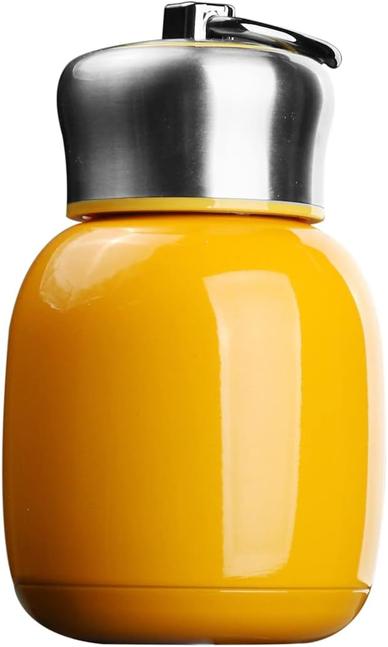 7Oz/200Ml Small Mini Vacuum Insulated Water Bottle Portable Leakproof Travel Mug Stainless Steel Cold and Hot Thermal Flask for Kids Children Women School Office Lunch Coffee Milk Tea (Teal)