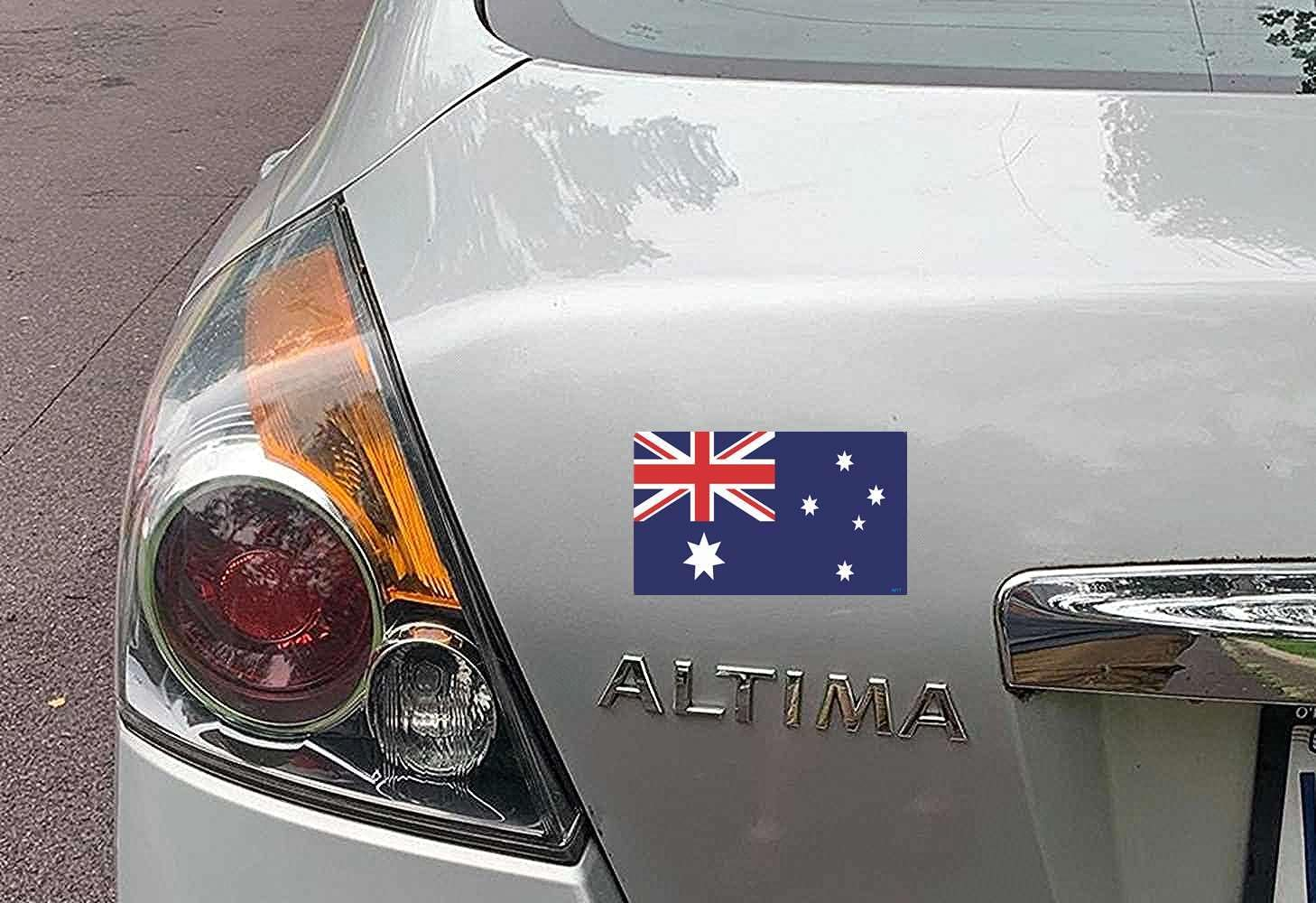 Gear Tatz - Australian Flag - Bumper Sticker - 3 X 5 Inches - Professionally Made in the USA - Vinyl Decal image number 1