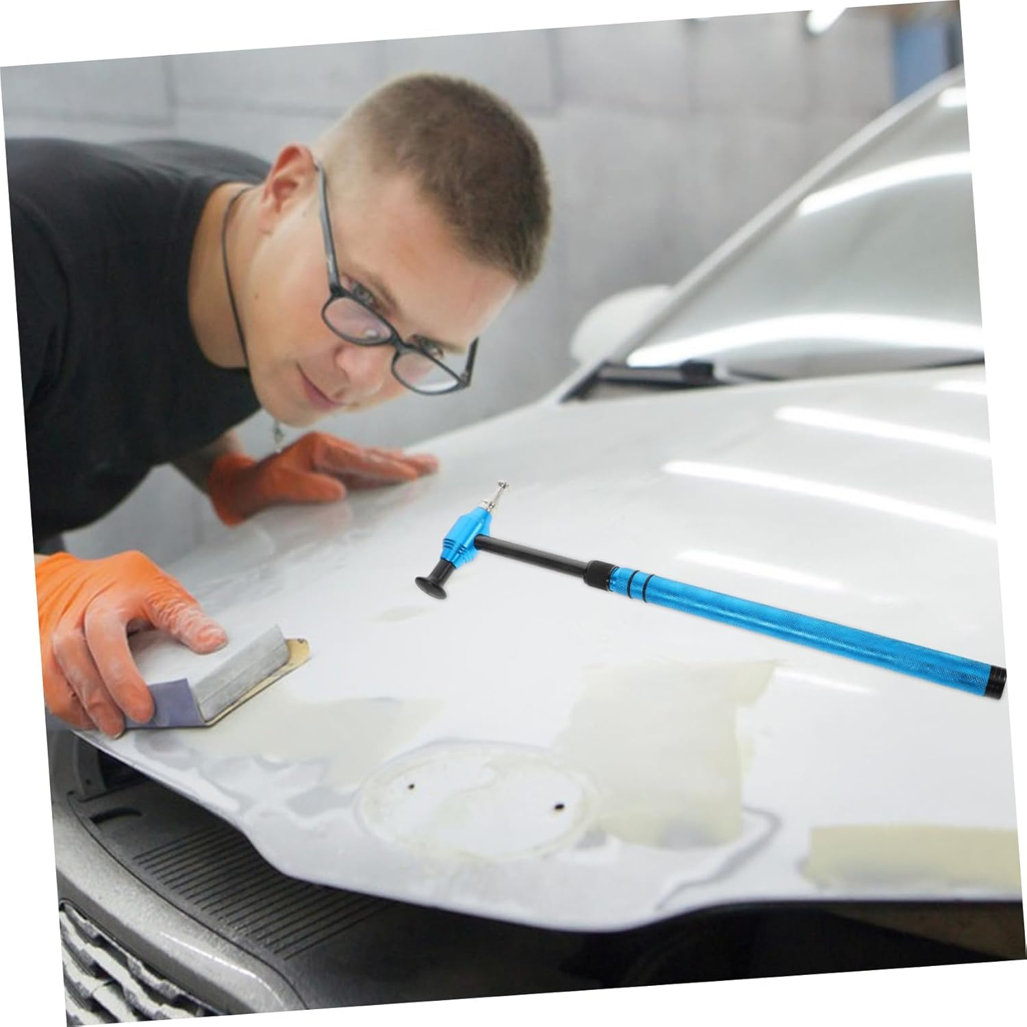 YOSADIER 1Set Multi- Dent Removal Hammer Kit for Efficient Repair Versatile Auto Body Tool for Quick Hail Damage Fixes and Removal