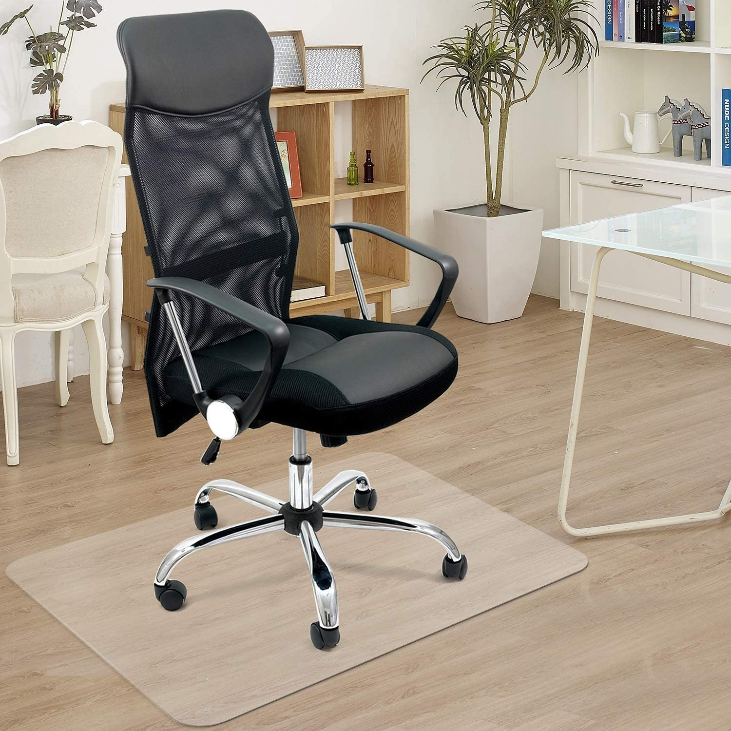 Azadx Home Office Chair Mat, Transparent Hard Floors Protector 30 X 48'' Rectangle