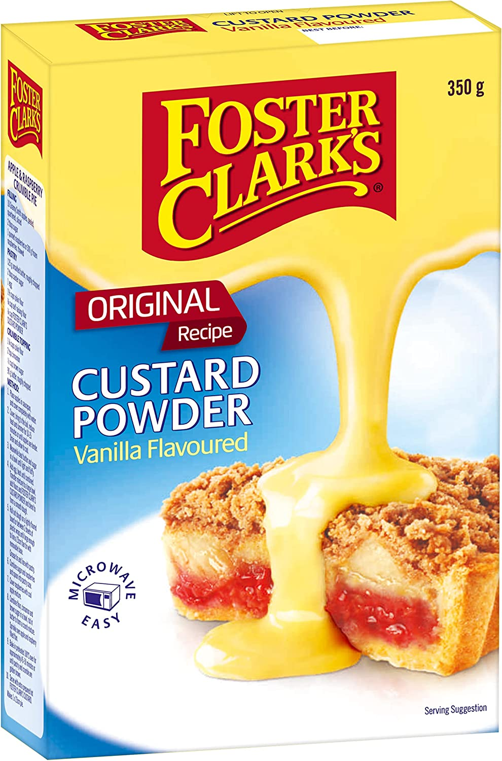 Foster Clark'S Custard Powder Flavoured Pudding Instant Custard Powder Dessert 350G image number 5