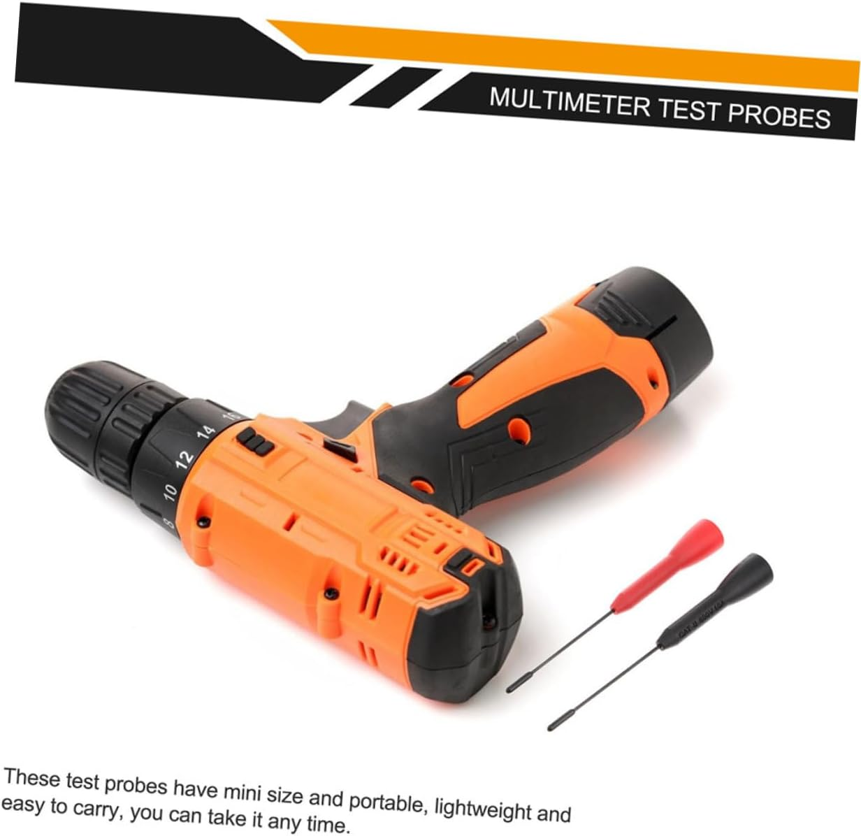 CATIEBYE 4Pcs Test Probe for Multimeter Precision Automotive Testing Probes and Design for Accurate Measurements Compatible Multimeters