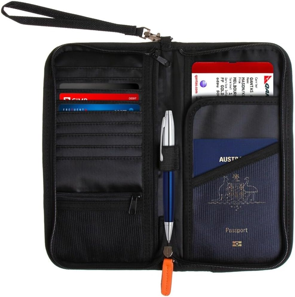 Globite since 1911 RFID Travel Wallet, Black image number 2