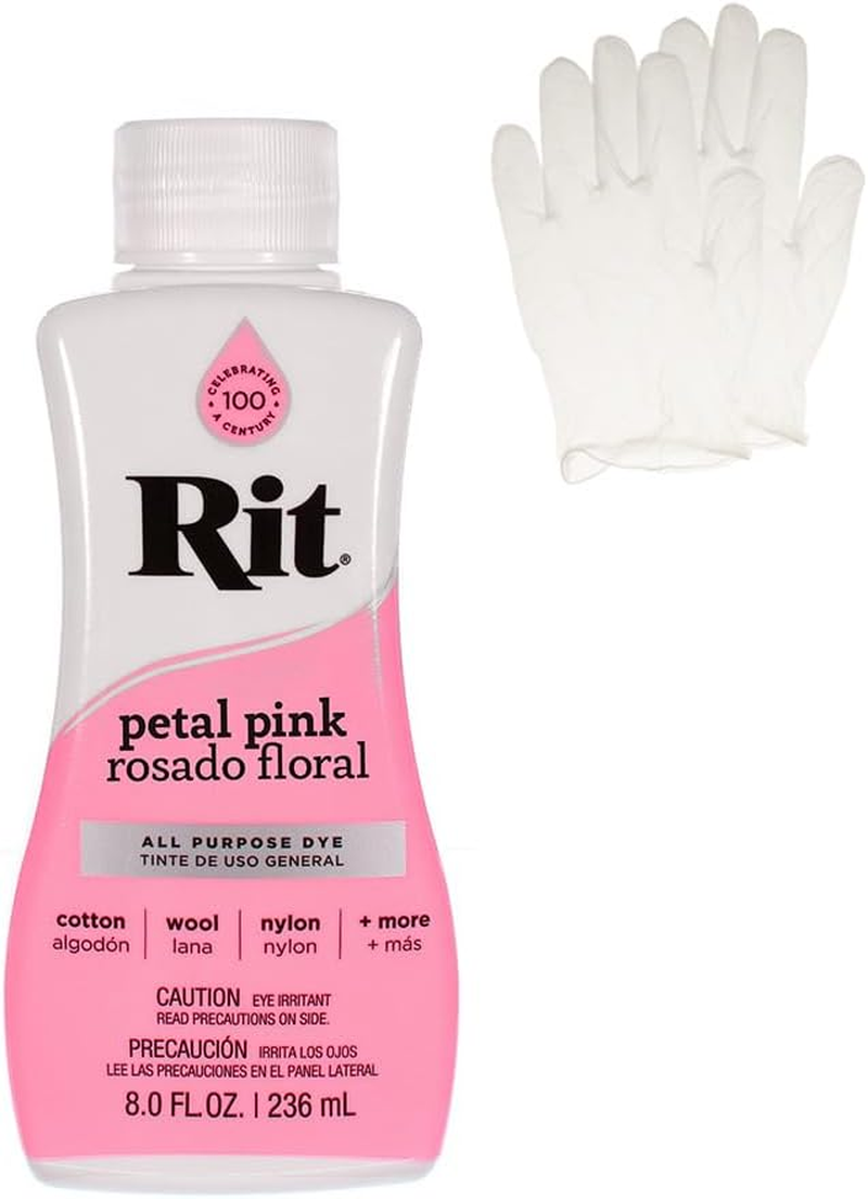 Rit Dye Liquid Fabric Dye for Crafting, Clothing, and Decor 8 Oz. Bottle Sage (Gloves Included) - Black image number 6