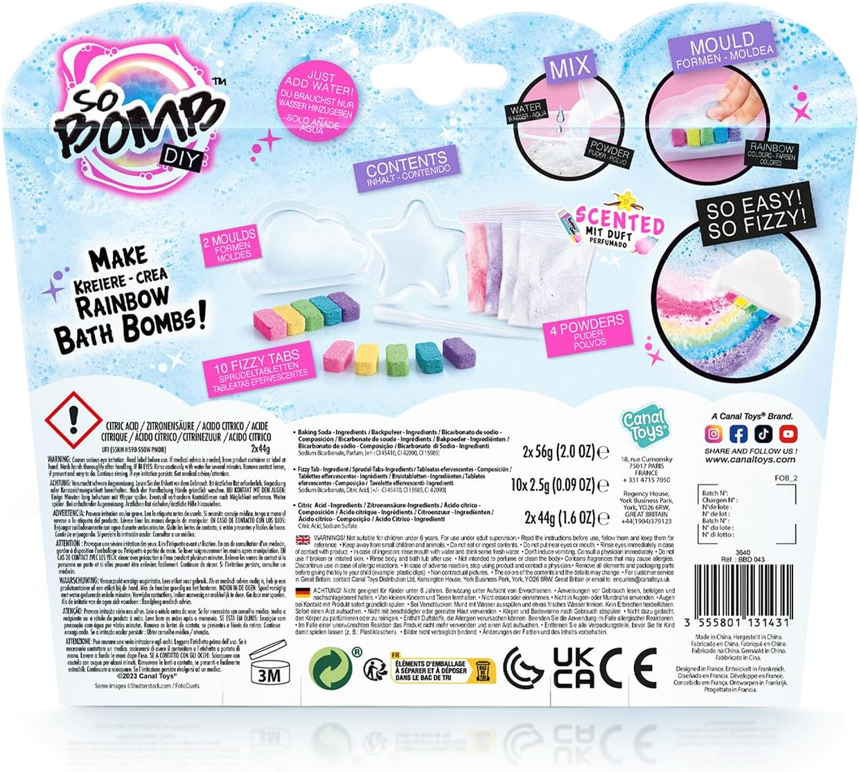 Rainbow Bath Bomb 2 Pack image number 5