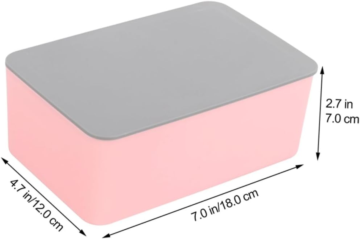 2Pcs Compact Wet Tissue Box Portable Wipes Container Seal Cover for Home Travel