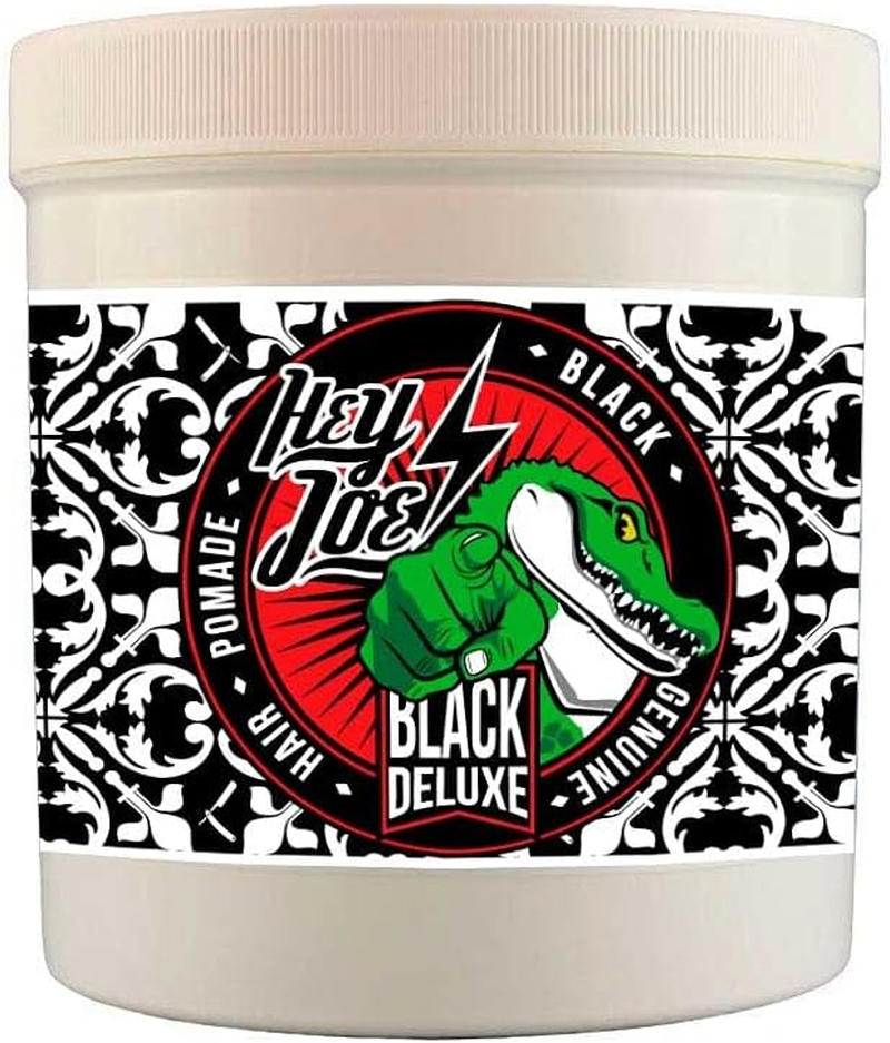 HEY JOE! Genuine Hair Pomade Men'S Black Deluxe 100 Ml Hair Pomade Men Black for White Hair or as a Colour Enhancer for Black Hair - Professional Hair Styling Products image number 4