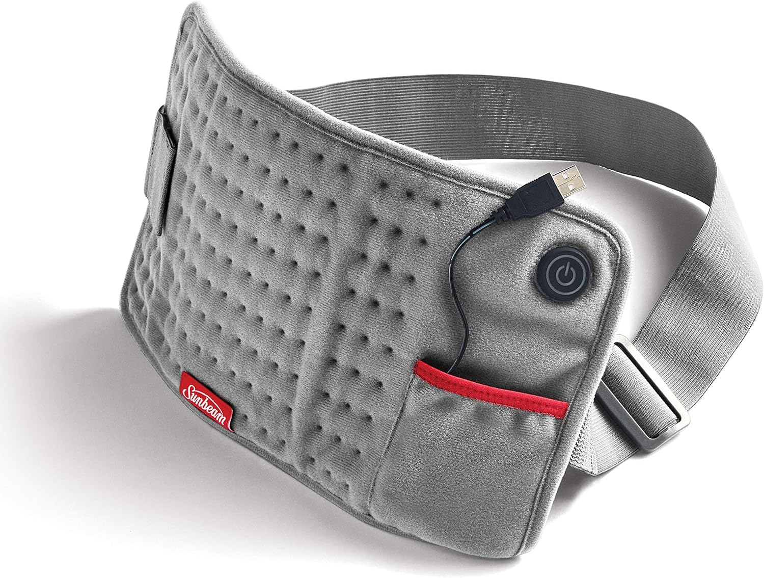 Sunbeam Goheat USB Powered Heating Pad, Gray image number 2