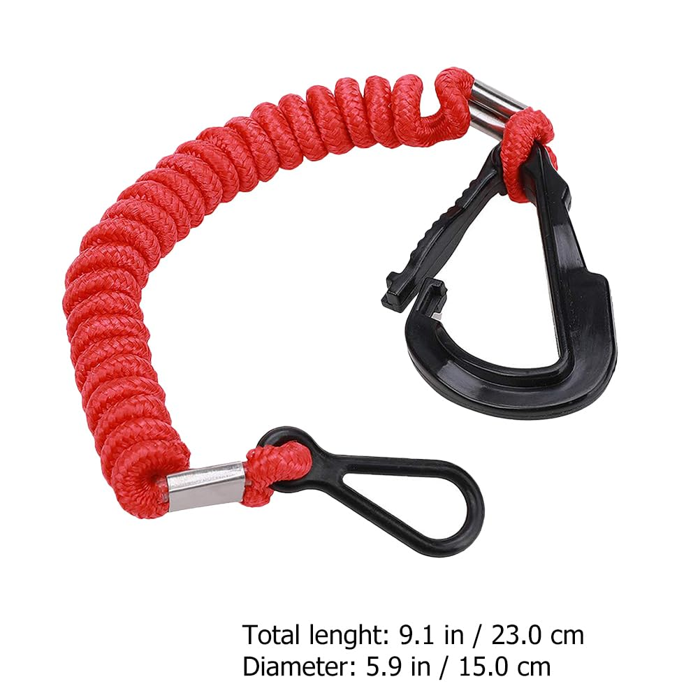 Vaguelly Lanyard 1Pc Kill Boat Engine Safety Cord Boat Engine Safety Rope Safety Cord for Boat Engine Boat Supplies Marine Supplies Abs image number 4