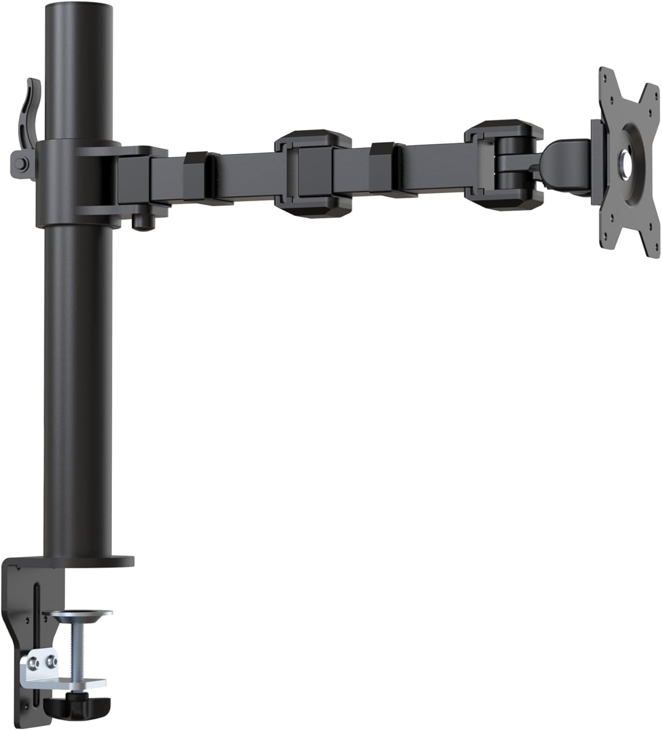 Amazon Basics Single Computer Monitor Stand &ndash; Height Adjustable Desk Arm Mount, Steel image number 3